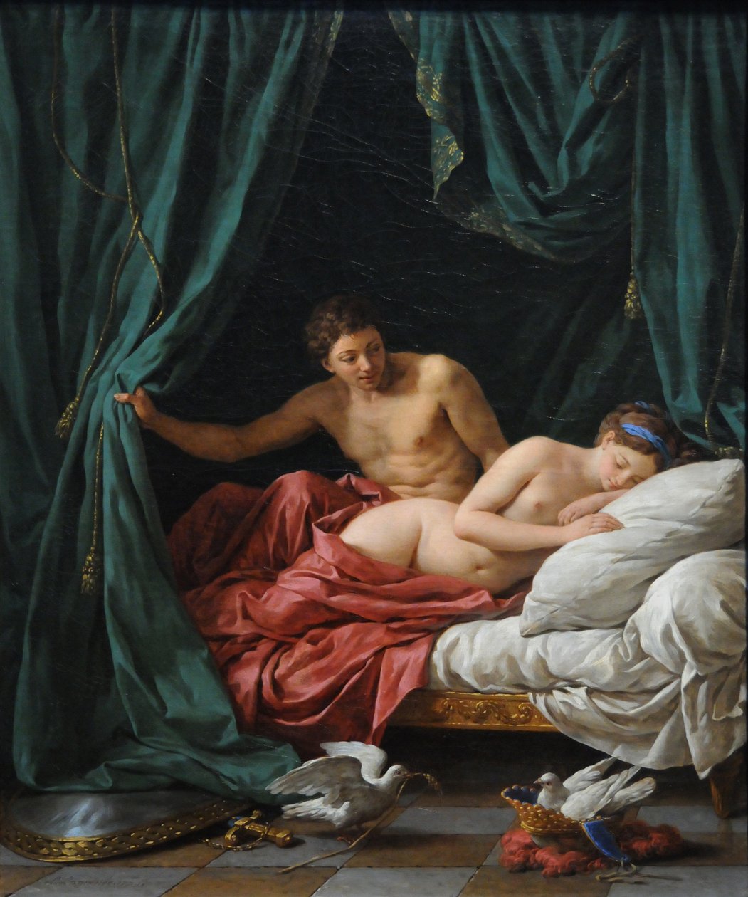 Marsin ja Venuksen rauhan allegoria, 1770 tekijältä Louis Jean François Lagrenée