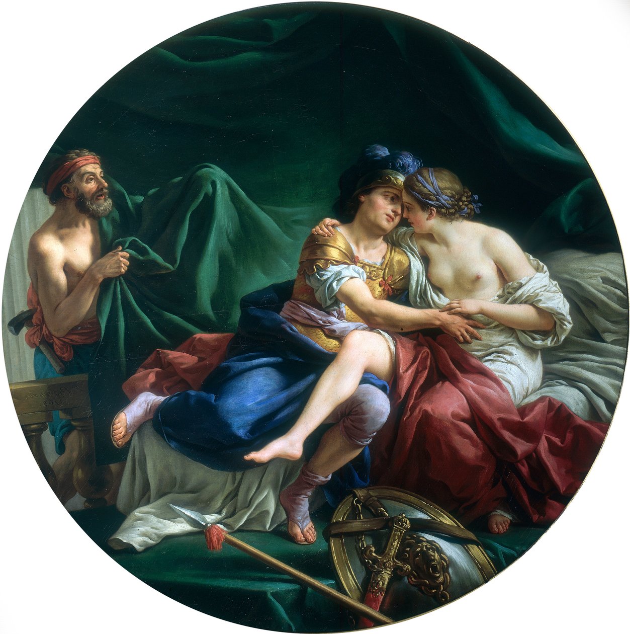 Vulcan löysi Marsin ja Venuksen, 1768 tekijältä Louis Jean François Lagrenée