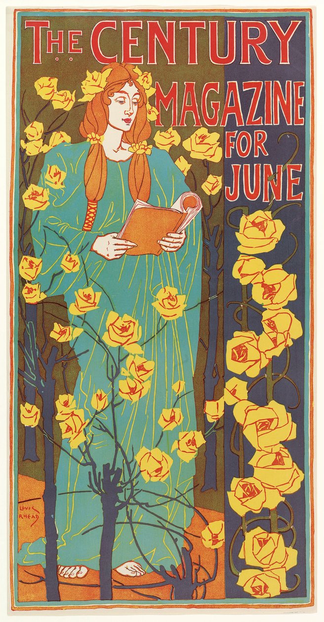 The Century Magazine, kesäkuu, julkaisu. 1896 tekijältä Louis John Rhead