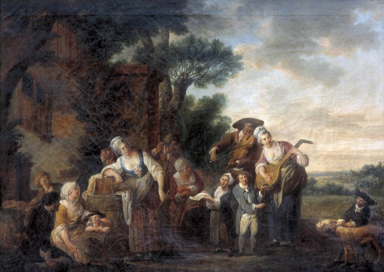 Katumuusikot tekijältä Louis Joseph (1731 98) Watteau