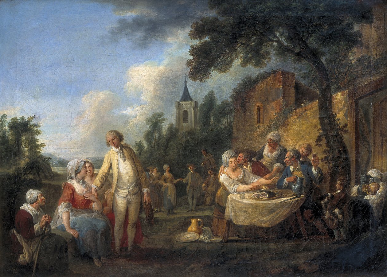 Kylän juhla tekijältä Louis Joseph (1731 98) Watteau