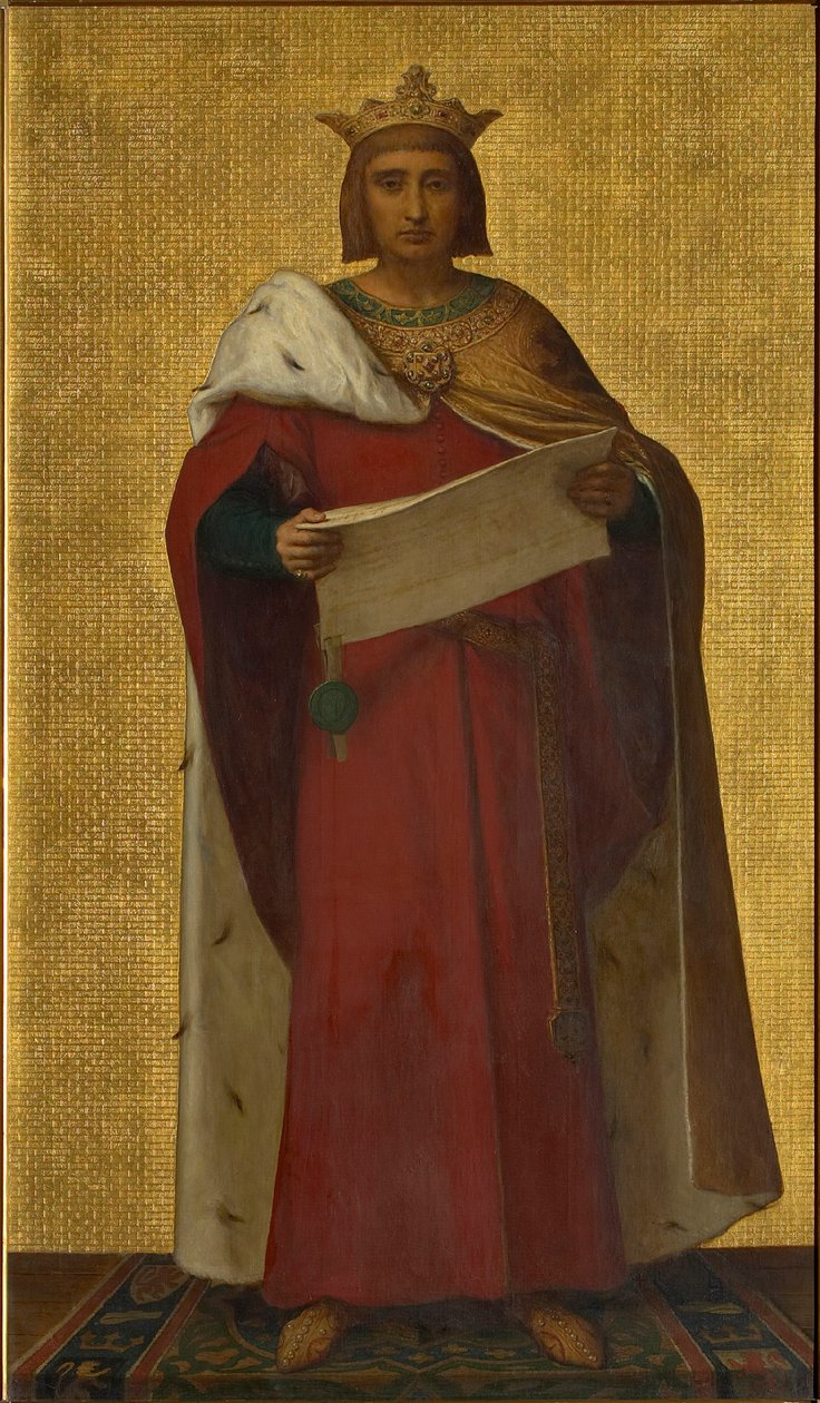 Brabantin herttua Johannes II, 1872-1877. tekijältä Louis Joseph Gallait