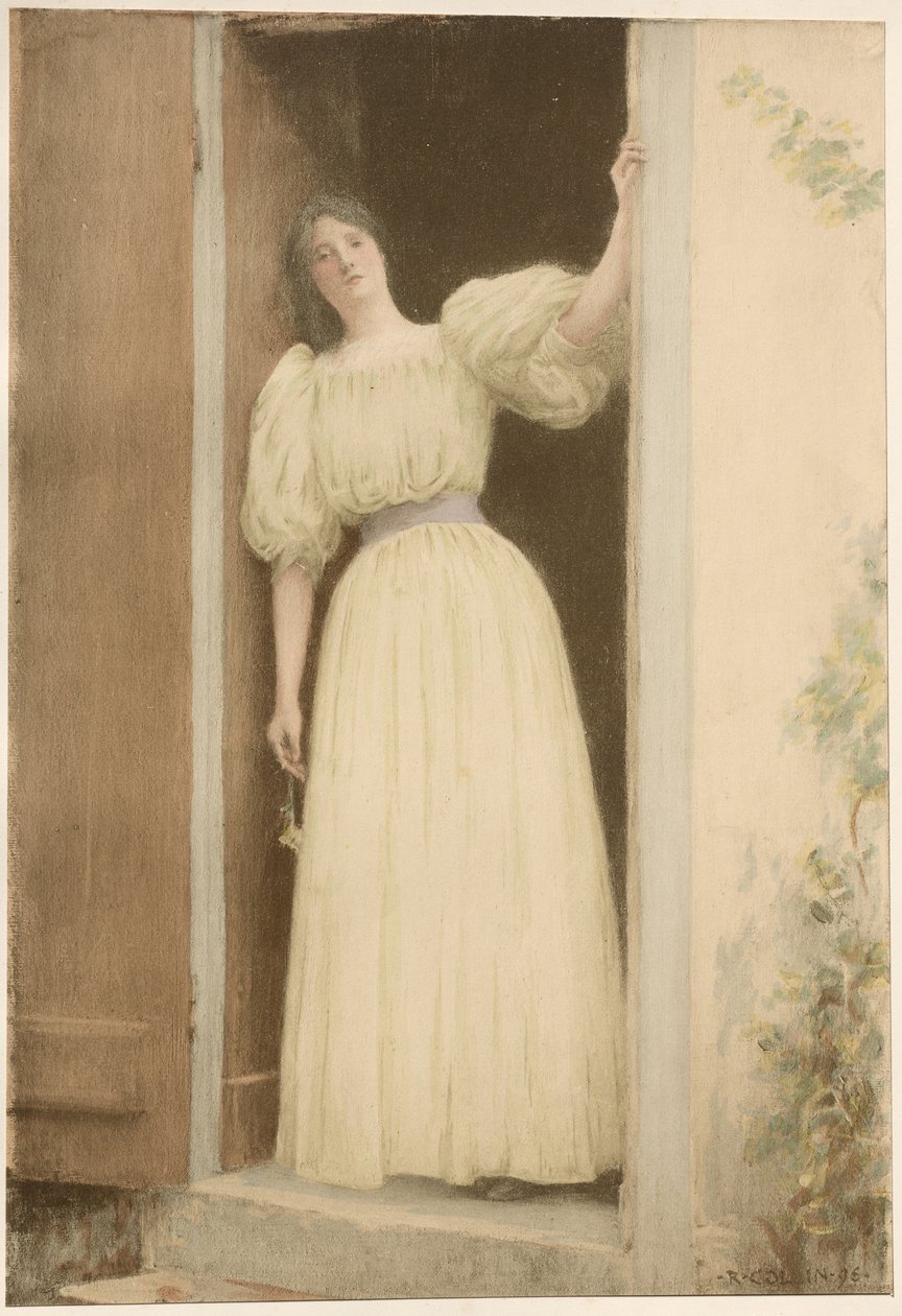The Departure, julkaistu 1899. tekijältä Louis Joseph Raphael Collin
