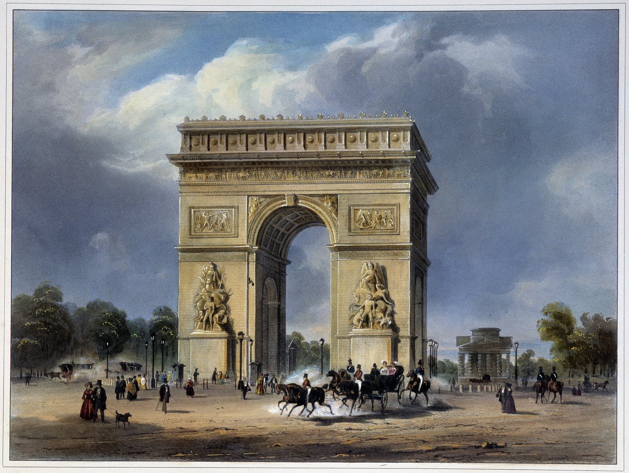 Arc de Triomphe - kirjoittanut Arnout tekijältä Louis Jules Arnout