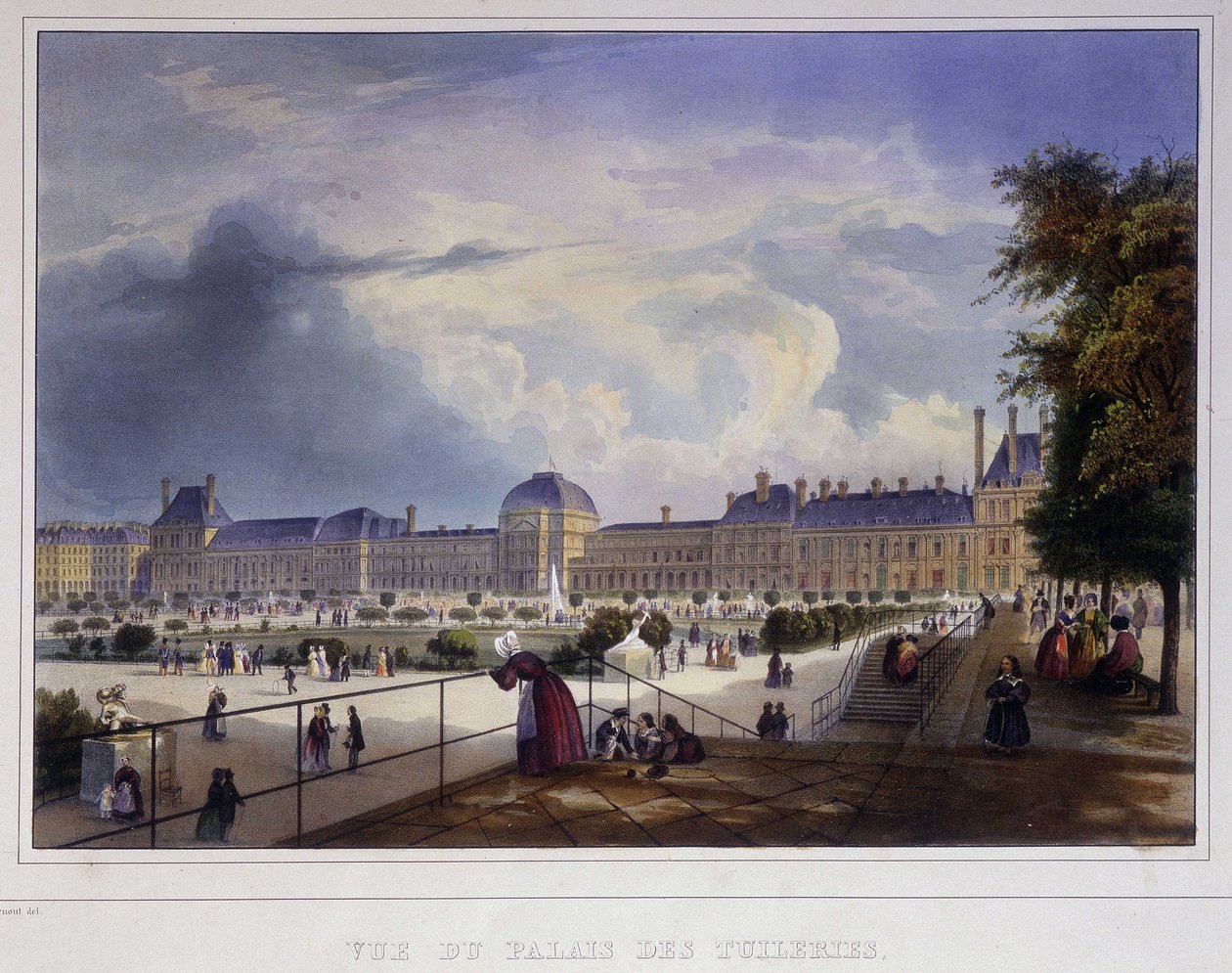 Näkymä Palais des Tuileries