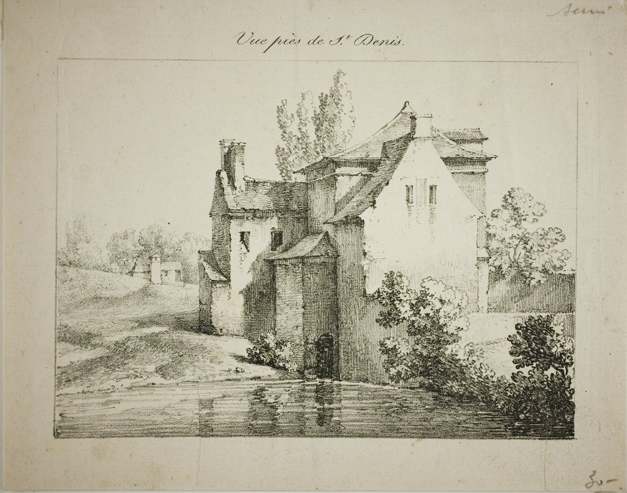 Vista prop de St. Denisfinnish tekijältä Louis Jules Frederic Villeneuve
