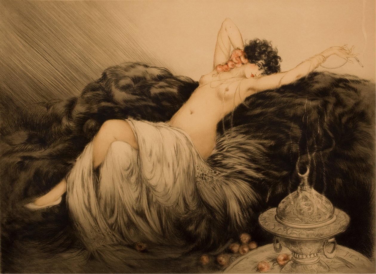 Nude ja musta turkki. tekijältä Louis Justin Laurent Icart