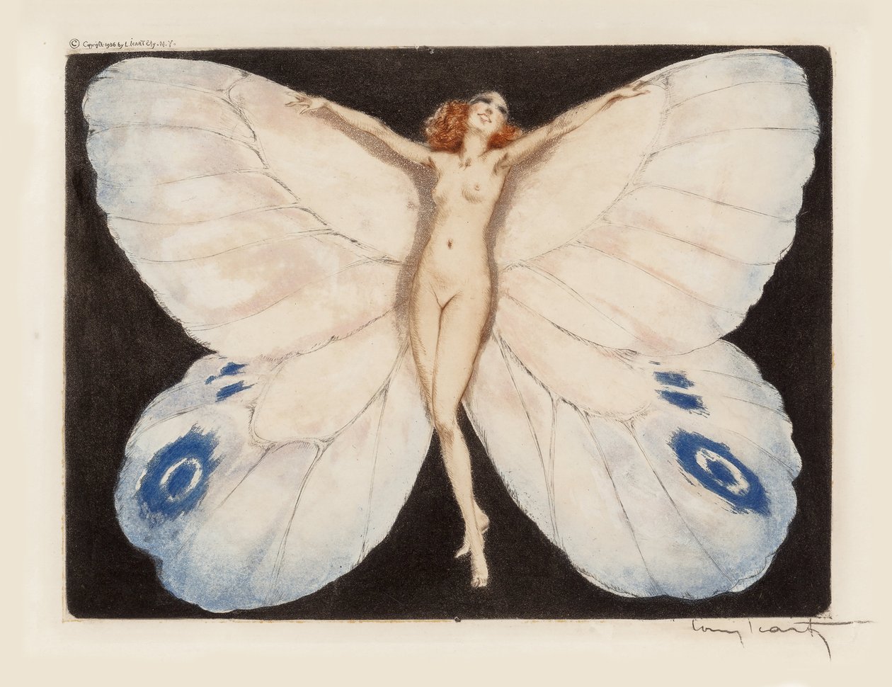 Open Wings, 1936. tekijältä Louis Justin Laurent Icart