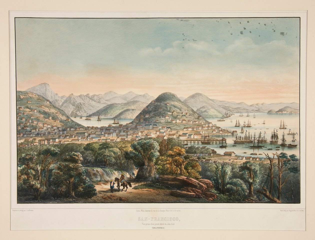 San-Francisco, / Näkymä otettu tekijältä Louis Le Breton