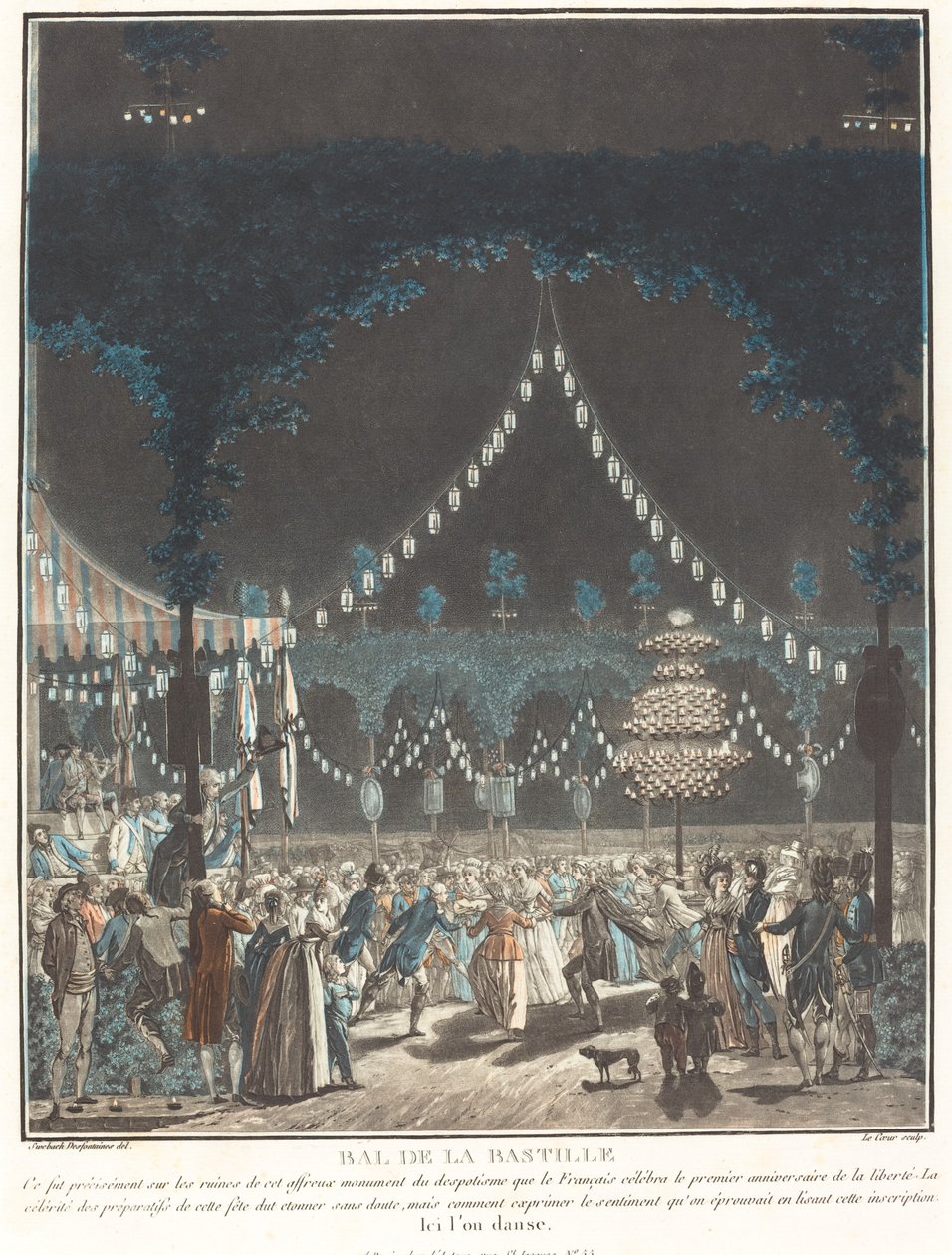 Bastille-pallo tekijältä Louis Le Coeur and Jacques François Joseph Swebach Desfontaines