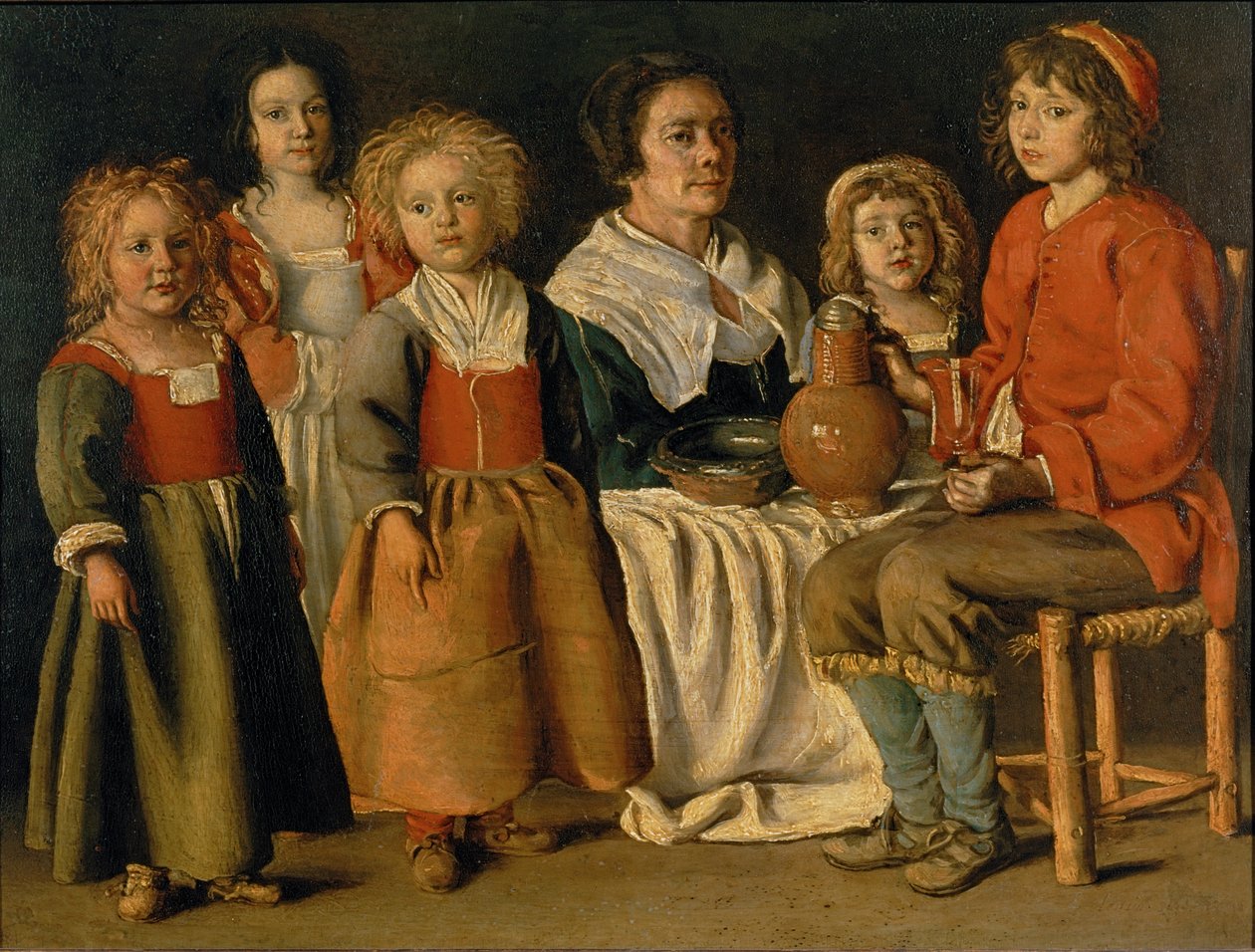 Iltapäivän ateria tekijältä Louis Le Nain