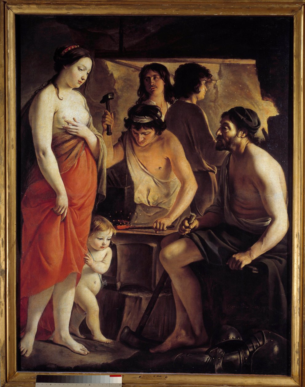 Tule Vulcanin pajalle. Louis Le Nainin (1593-1648) maalaus tekijältä Louis le Nain