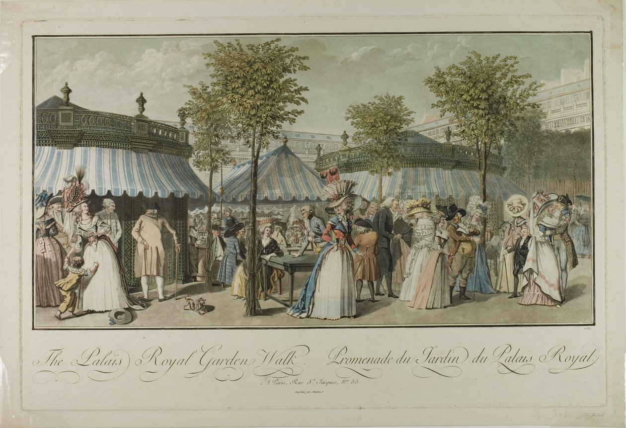 Palais Royal Garden Walk tekijältä Louis Lecoeur