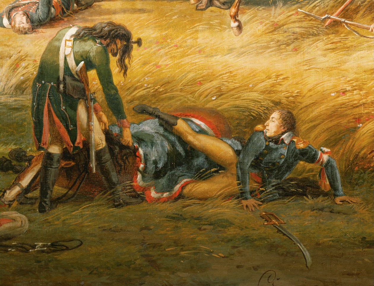 Marengon taistelu (öljy kankaalle) tekijältä Louis Lejeune