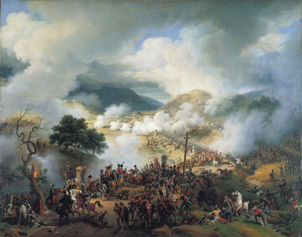 Somosierran taistelu 30. marraskuuta 1808 tekijältä Louis Lejeune