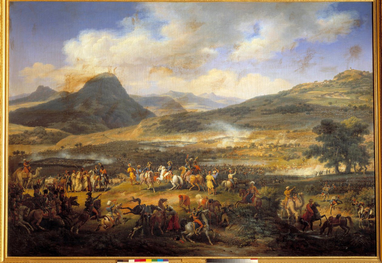 Egyptin kampanja (retkikunta) (1798-1801): "" Thabor-vuoren taistelu, 16. huhtikuuta tekijältä Louis Lejeune