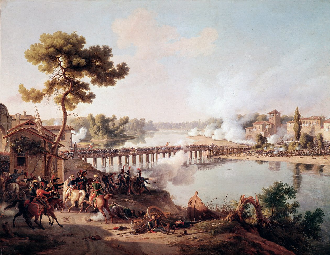 Napoleon Bonaparte antoi käskyt Lodin taistelun aikana tekijältä Louis Lejeune