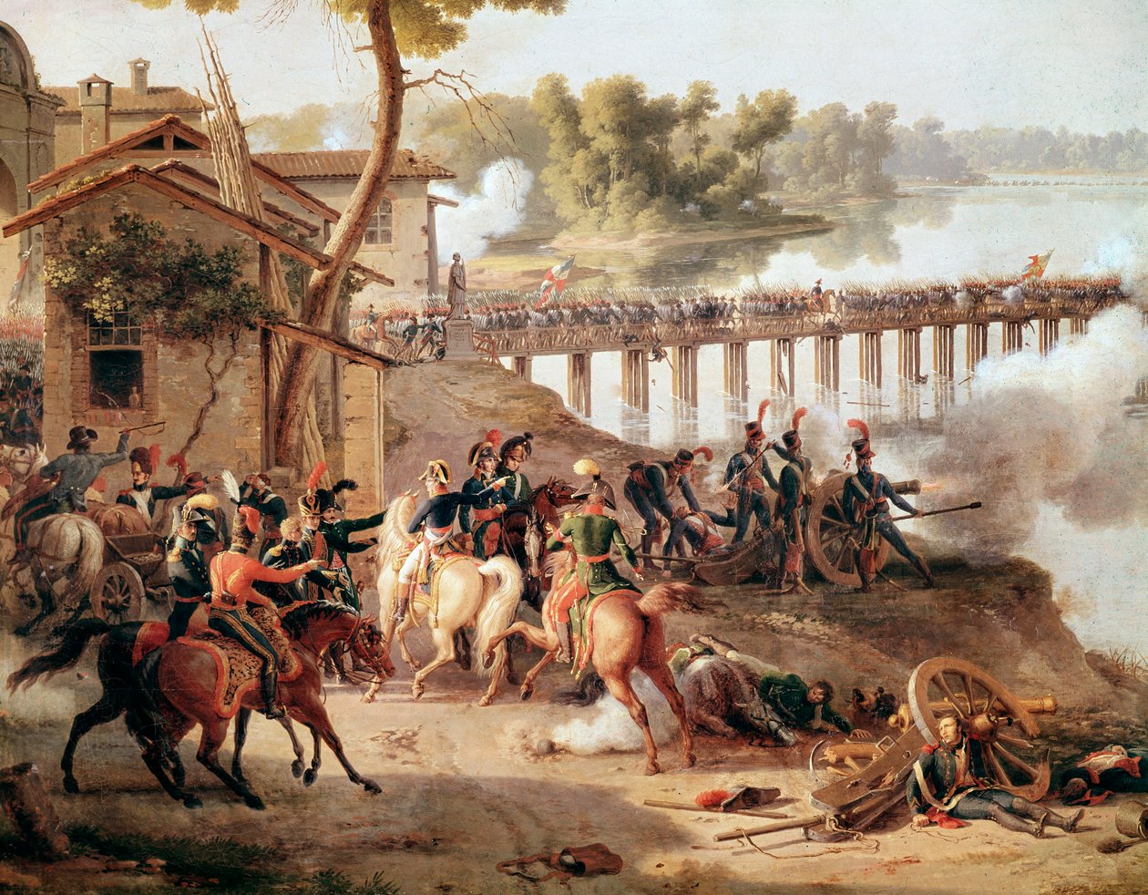 Napoleon Bonaparte antoi käskyt Lodin taistelun aikana tekijältä Louis Lejeune