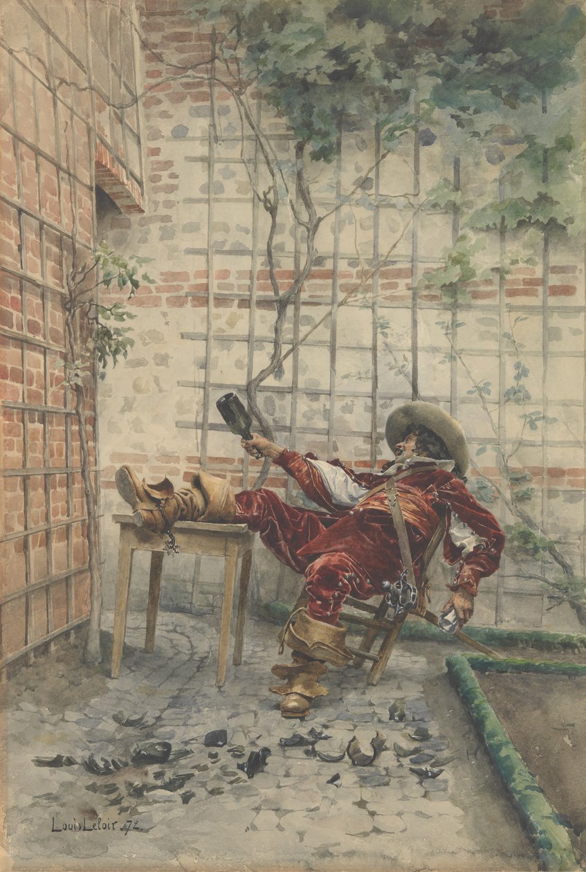 Hänen kupeissaan, 1872. tekijältä Louis Leloir