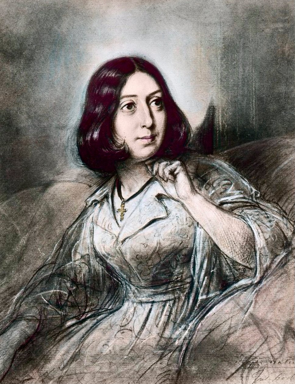 George Sandin muotokuva Louis Leopold Boillyn jälkeen tekijältä Louis Leopold (after) Boilly