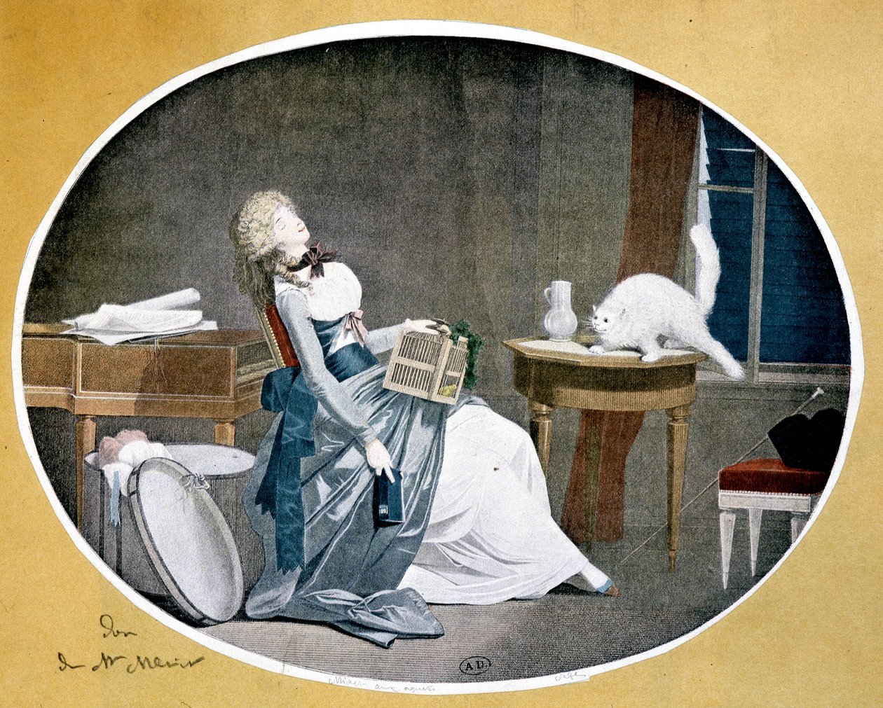 Jäljennös Louis Boillyn (1761-1845) maalauksesta. tekijältä Louis Leopold (after) Boilly