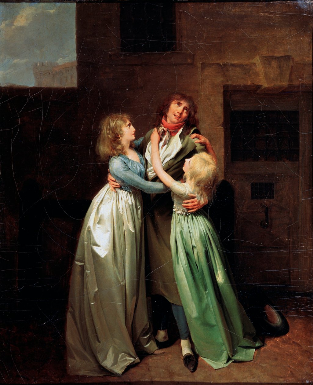 Surullinen ero, 1780-luku tekijältä Louis Leopold Boilly