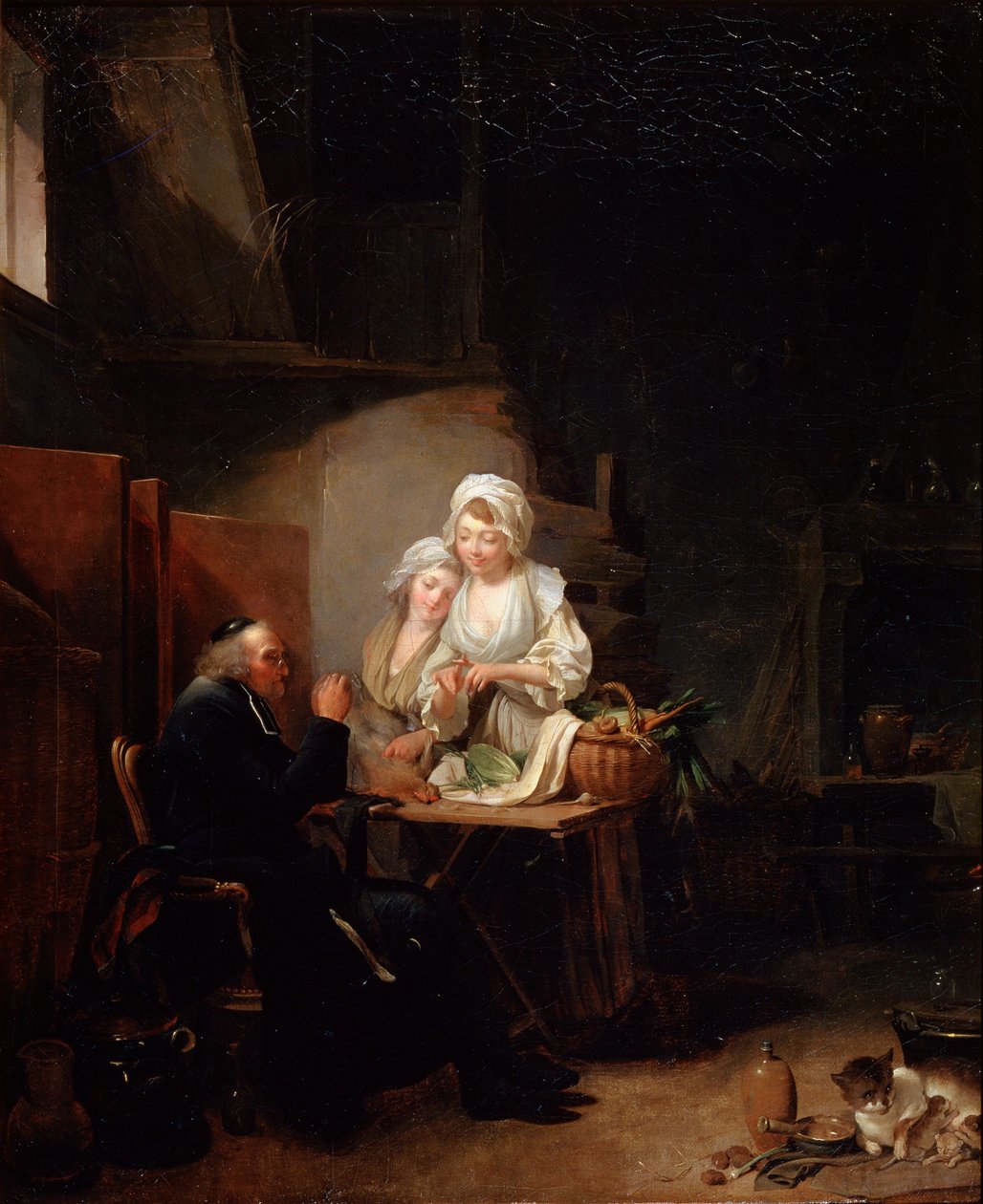Vanha kuraattori, 1780-luvun lopulla tekijältä Louis Leopold Boilly