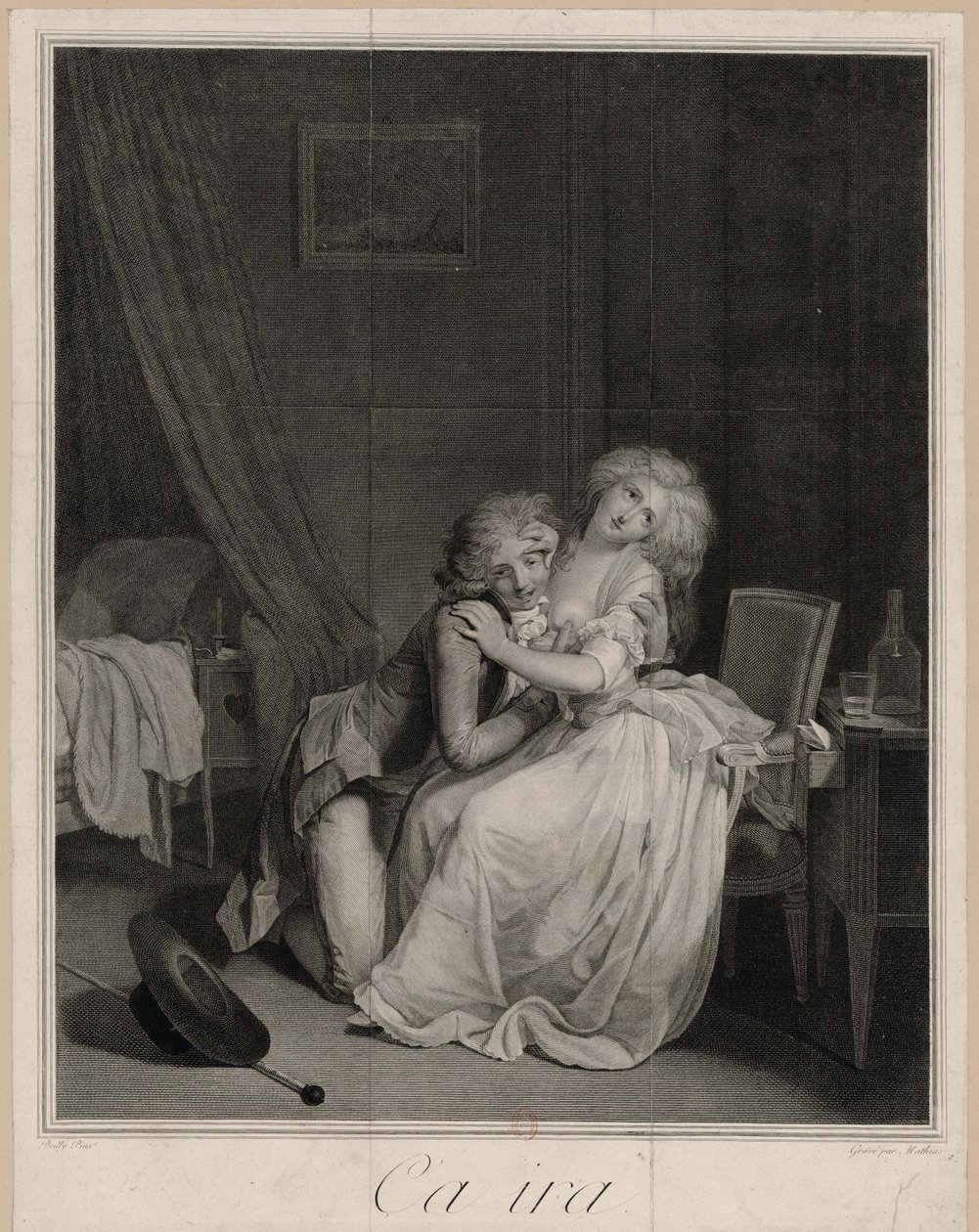 Ca ira Kyllä se menee hyvin, noin 1792. tekijältä Louis Leopold Boilly
