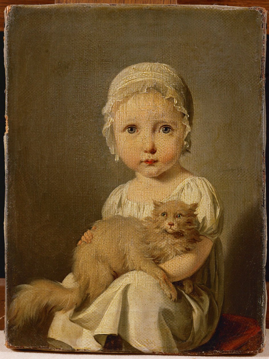 Gabrielle Arnault, lapsi - Gabrielle Arnault ... tekijältä Louis Leopold Boilly