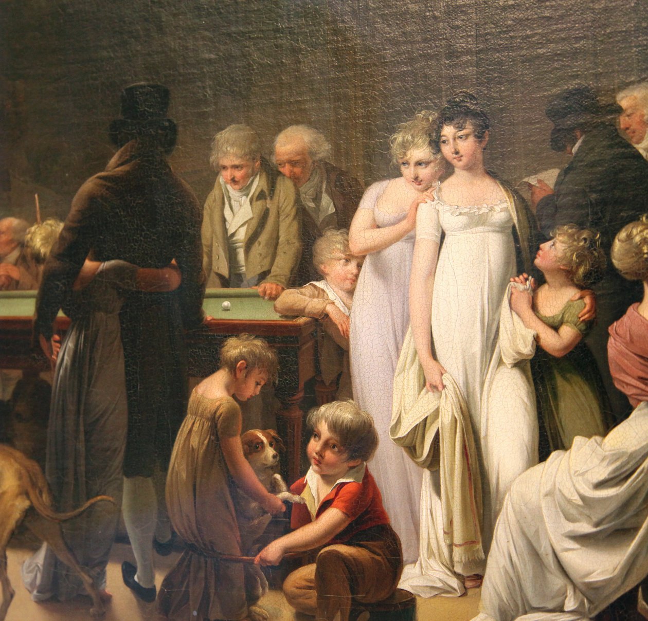 "Biljardipeli", 1807 tekijältä Louis Leopold Boilly
