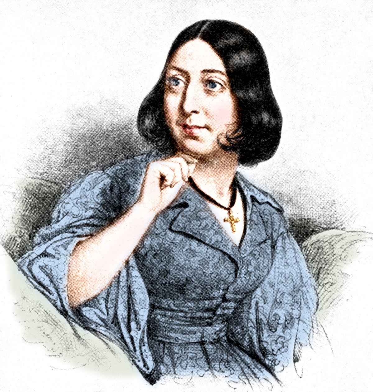 "George Sand", 1923 tekijältä Louis Leopold Boilly