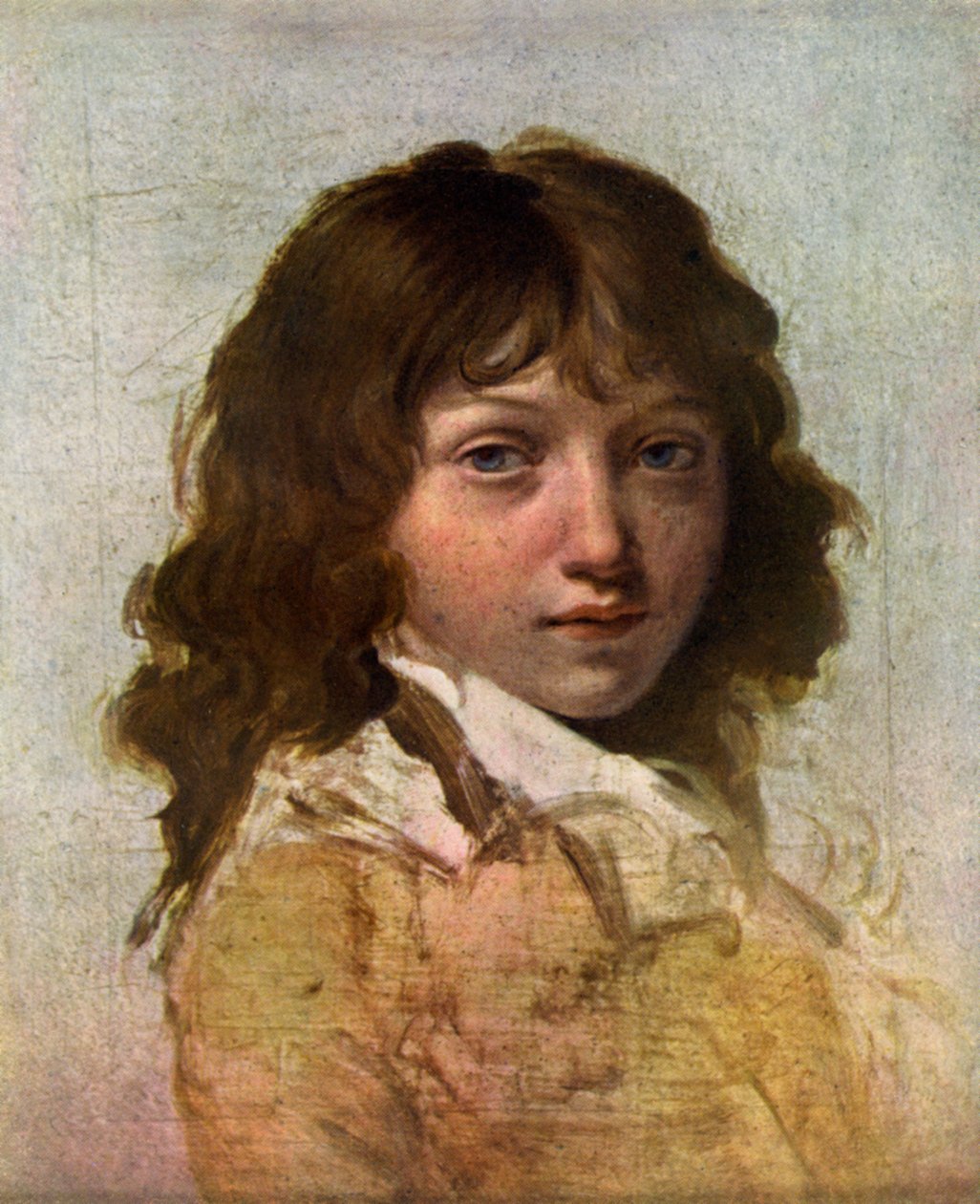 Pojan pää, 1800-luvun alku. tekijältä Louis Leopold Boilly