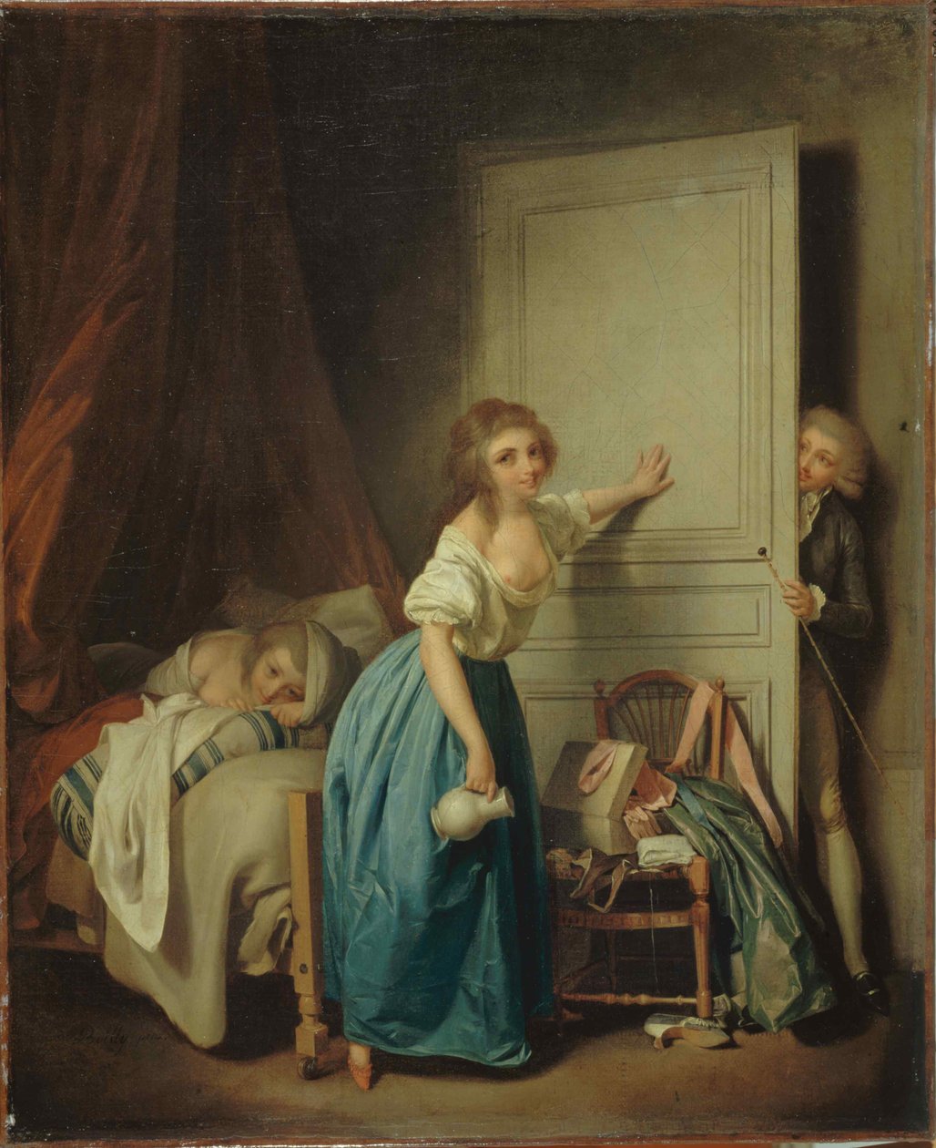 LIndiscret, c. 1795. tekijältä Louis Leopold Boilly