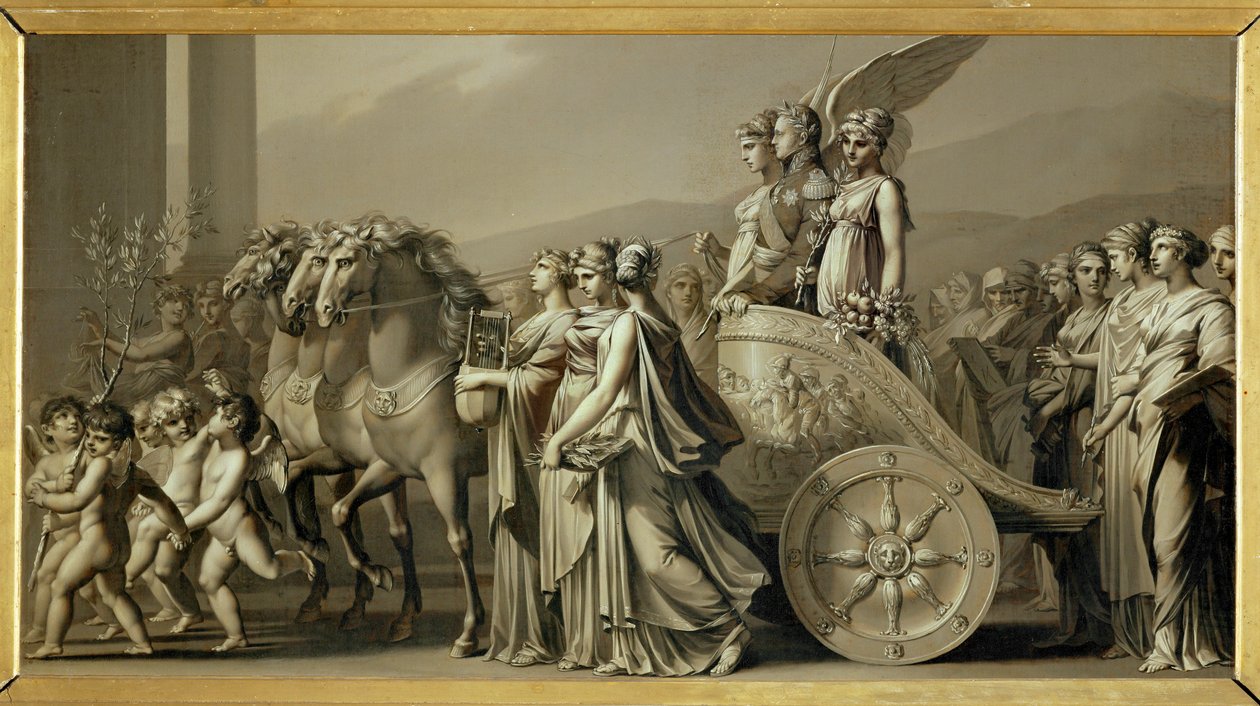 Tsaari Aleksanteri I:n voitto eli rauha ... tekijältä Louis Leopold Boilly