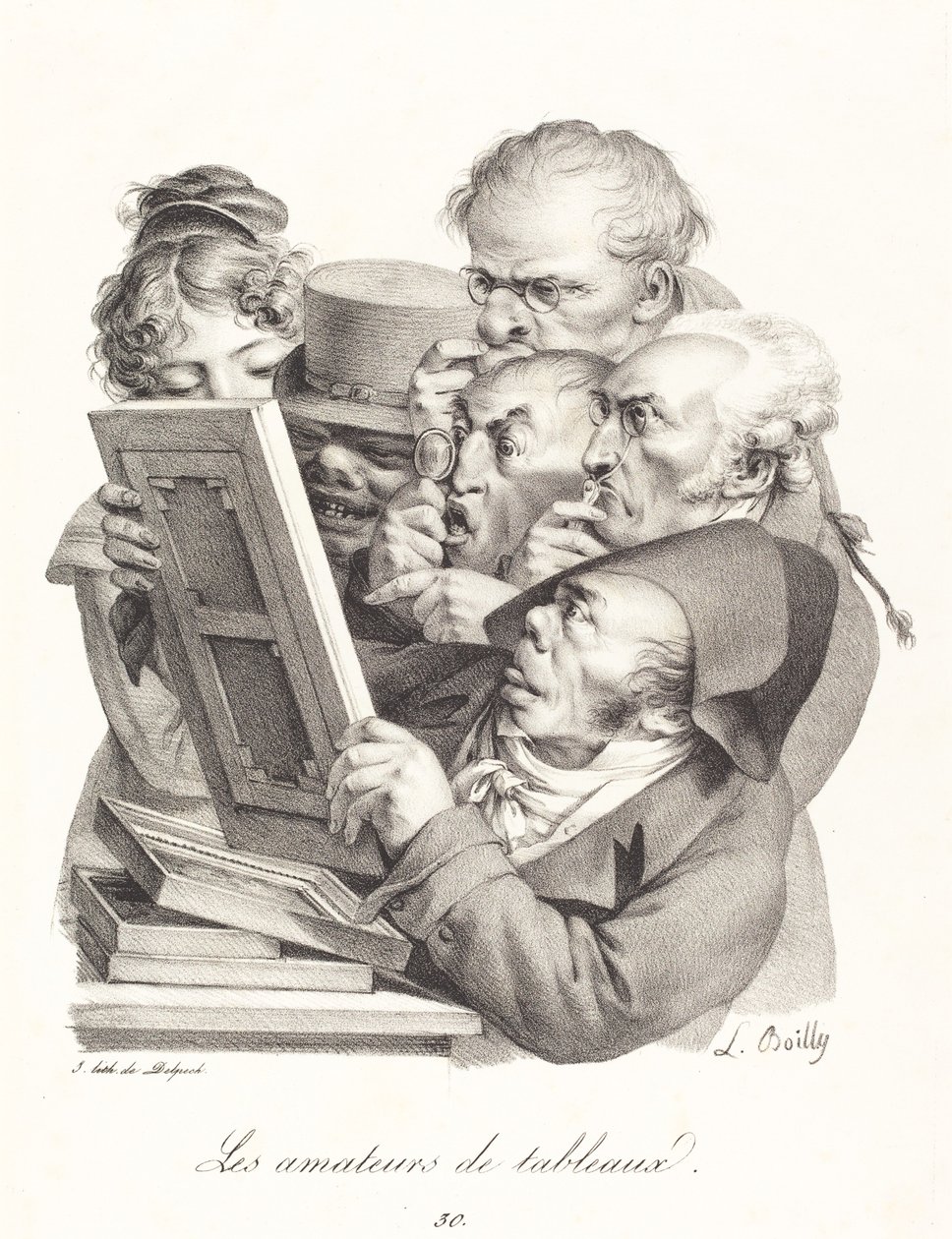 Kuvan harrastajat tekijältä Louis Leopold Boilly