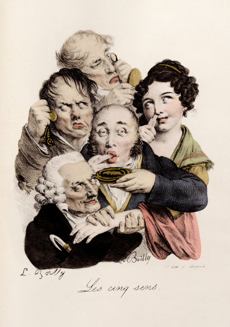 Les cinq Sens -kaiverrus, Louis-Leopold Boilly (Louis Leopold Boilly tekijältä Louis Leopold Boilly