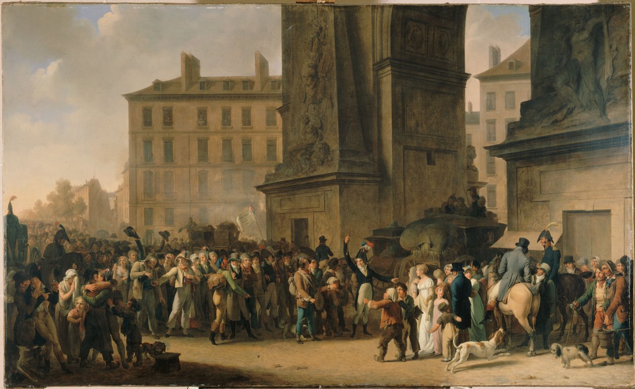 Vuoden 1807 alokkaat marssivat Porte Saint-Denis