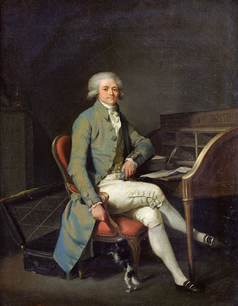 Maximilien de Robespierre (1758-94) tekijältä Louis Leopold Boilly