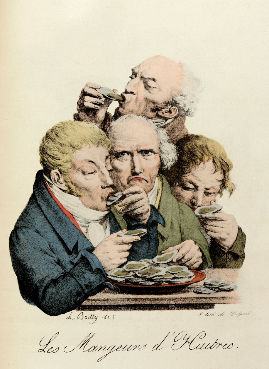Louis-Leopold Boillyn osterisyöjien kaiverrus (Louis Leopold Boilly tekijältä Louis Leopold Boilly