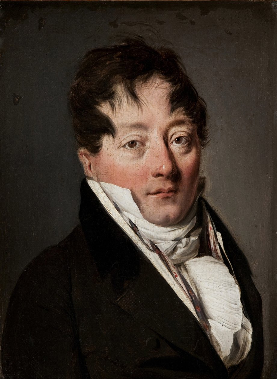 Alexandre Balthazar Laurent Grimod de la Reynièren muotokuva 1758-1837 tekijältä Louis Leopold Boilly