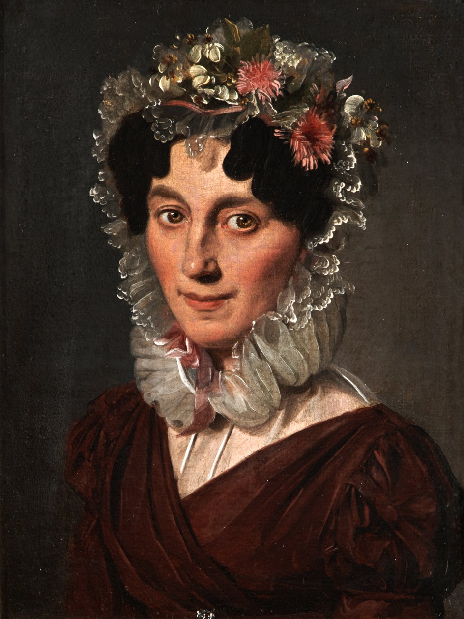 Caroline (Sophie) Gastin, omaa sukua Veinheimer, muotokuva tekijältä Louis Leopold Boilly