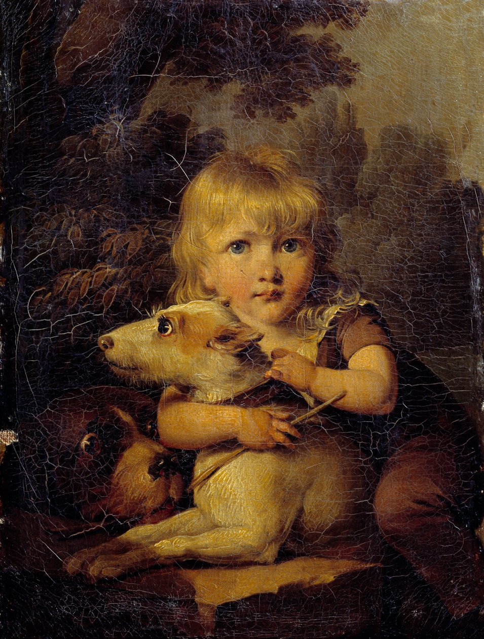 Louis Arnaultin muotokuva (1803-1885) Louis Leopold Boillyn (1761-1845) lapsimaalaus 1808 noin. Aurinko. 0,22x0,16 m tekijältä Louis Leopold Boilly