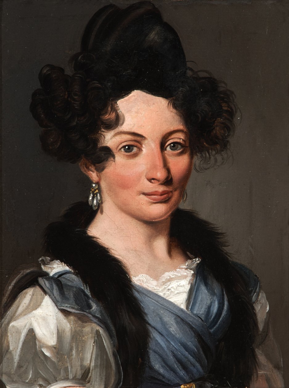 Marie-Marthe Perpétue de Banyuls de Montferrén, omaa sukua de Chavigny, muotokuva tekijältä Louis Leopold Boilly