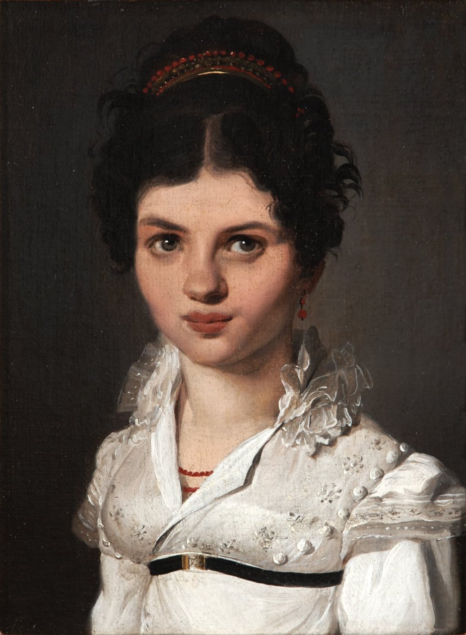 Diadeemia kantavan naisen muotokuva tekijältä Louis Leopold Boilly
