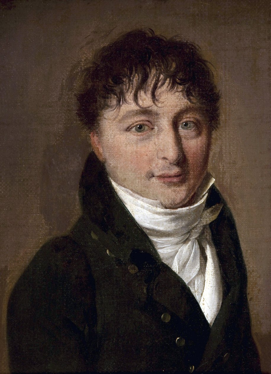 Louis Leopold (Louis-Leopold) Boillyn (1761-1845) muotokuva säveltäjä Charles Gounodista (1818-1893) - Öljy pahville - Bibliotheque de l