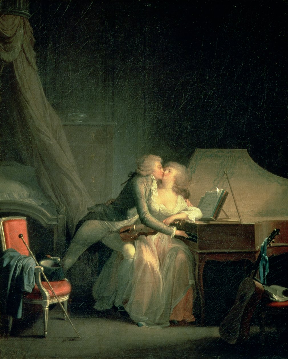 Prelude (öljy kankaalle) tekijältä Louis Leopold Boilly