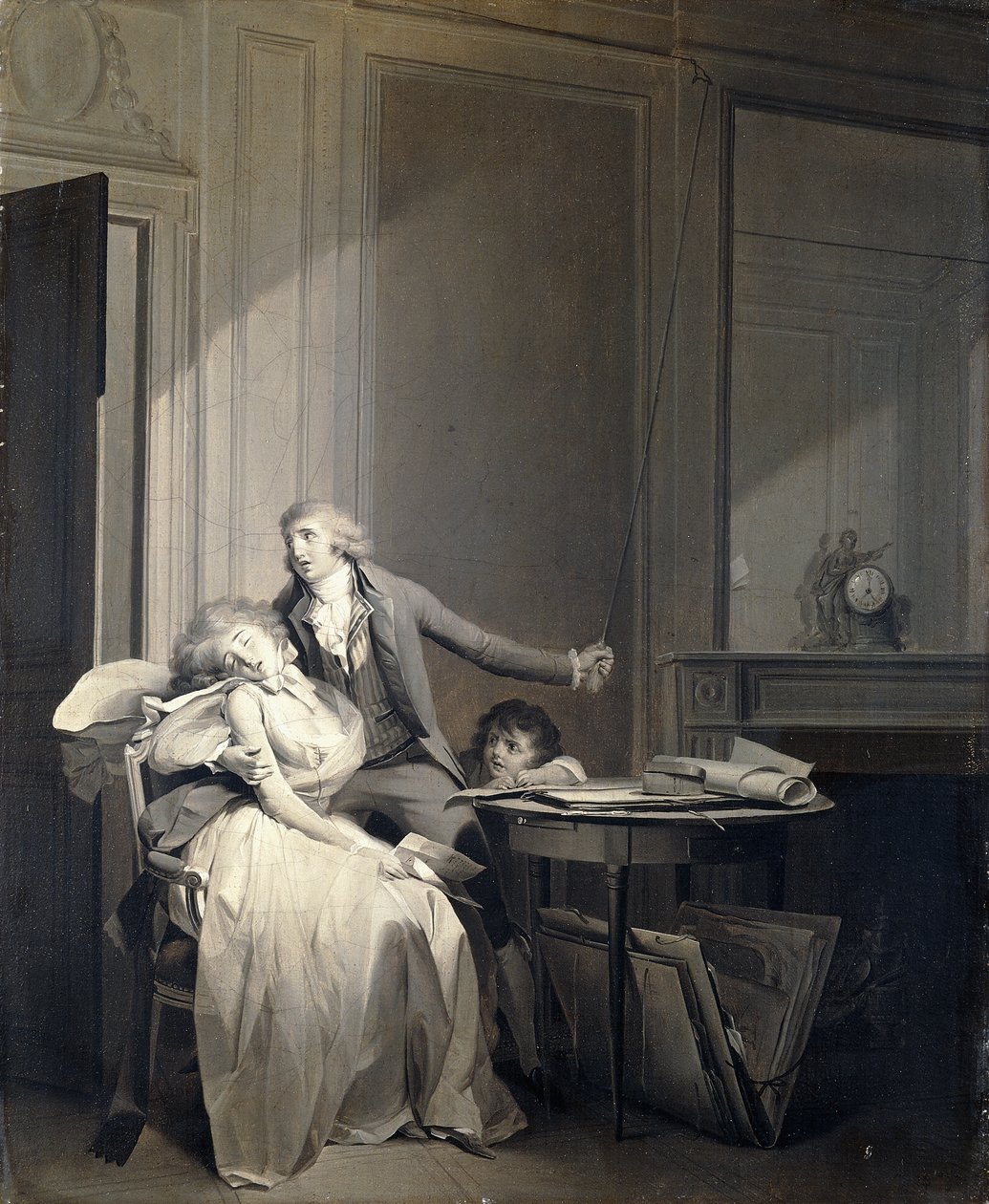 Kirje tai pyörtyminen, tekijältä Louis Leopold Boilly