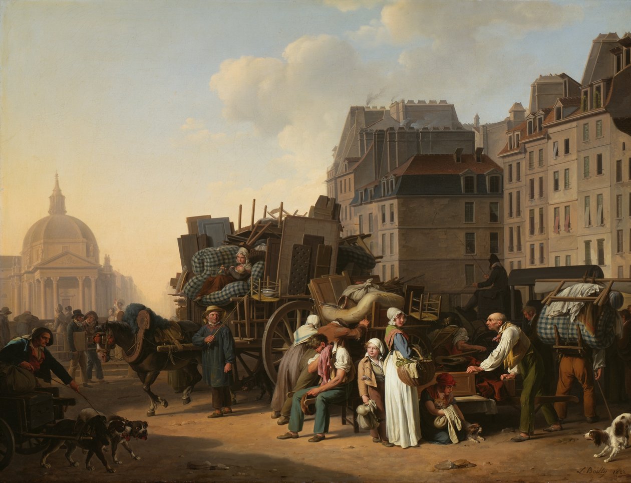 The Movings tekijältä Louis Leopold Boilly