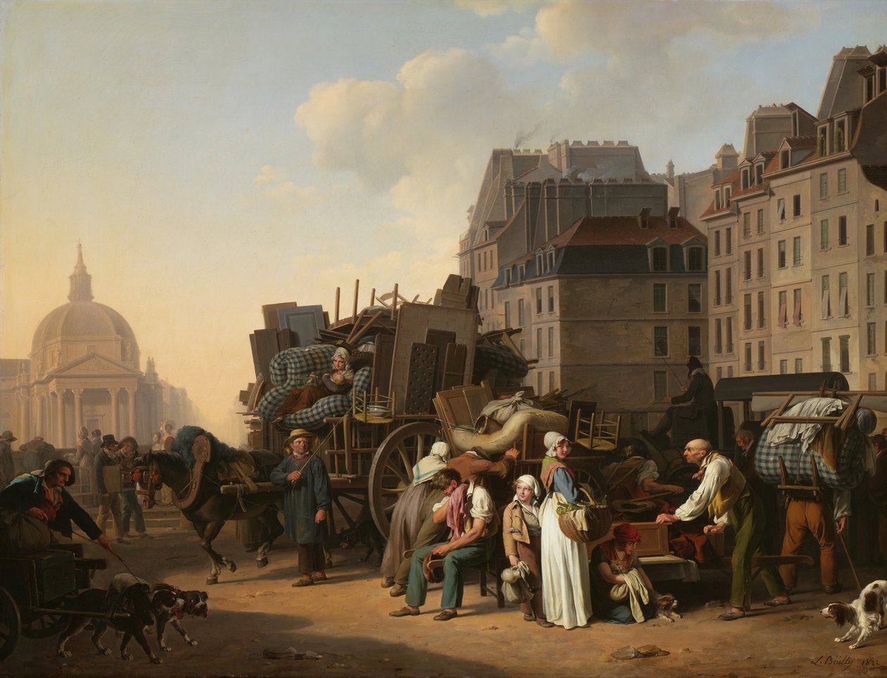 Muuttoliike, 1822. tekijältä Louis Leopold Boilly