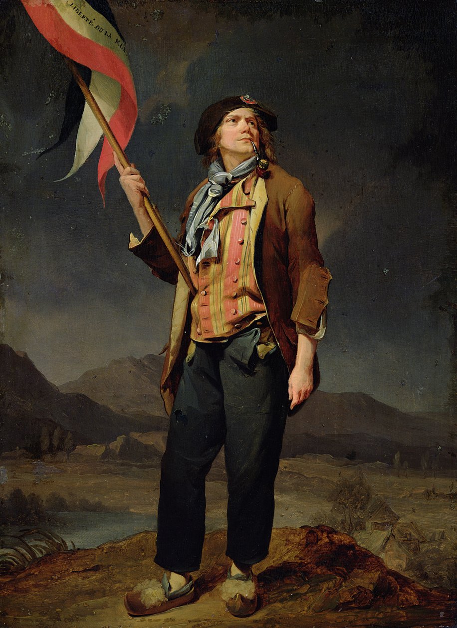 Laulaja Chenard Sans-Culottena tekijältä Louis Leopold Boilly